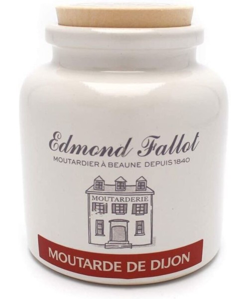 Edmond Fallot Moutarde de Dijon Pot en céramique 250 gr. - Oliva Oliva