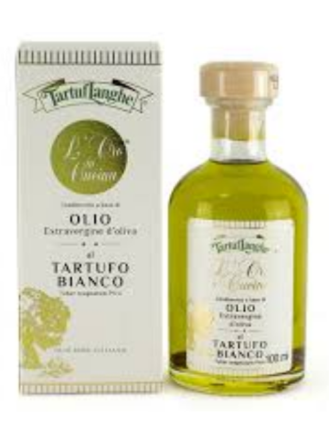 Tartuflanghe AOVE con Trufa Blanca - Frasco de vidrio 100 ml.