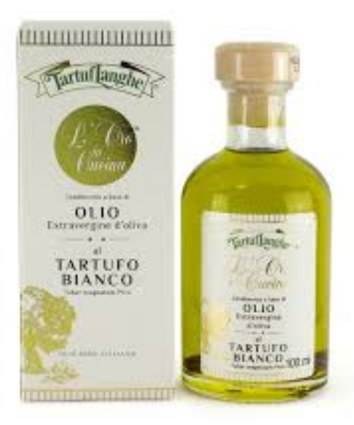 Tartuflanghe AOVE con Trufa Blanca - Frasco de vidrio 100 ml.