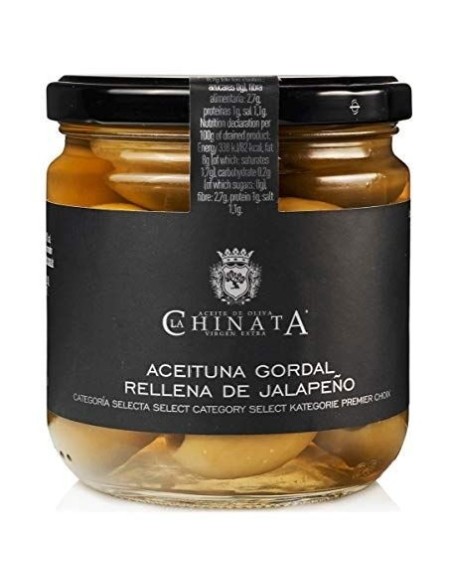La Chinata Jalapeño Gefüllte Gordal-Oliven - Glas 340 gr