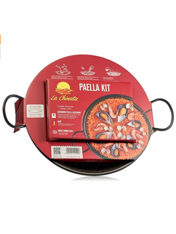 La Chinata Kit para Paella con paellera de 30 cm. - Oliva Oliva