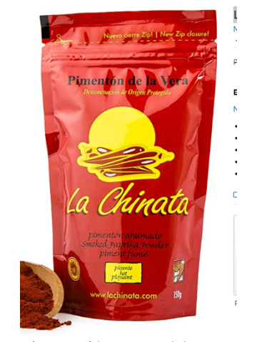 La Chinata Pimentón Ahumado Picante Bolsa 150 gr. - Oliva Oliva