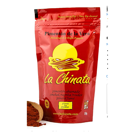 La Chinata Hot Smoked Paprika Pack 150 gr. - Oliva Oliva