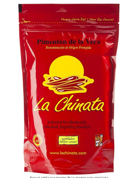 La Chinata Paprika Fumé Doux-amer Sachet 500 gr. - Oliva Oliva