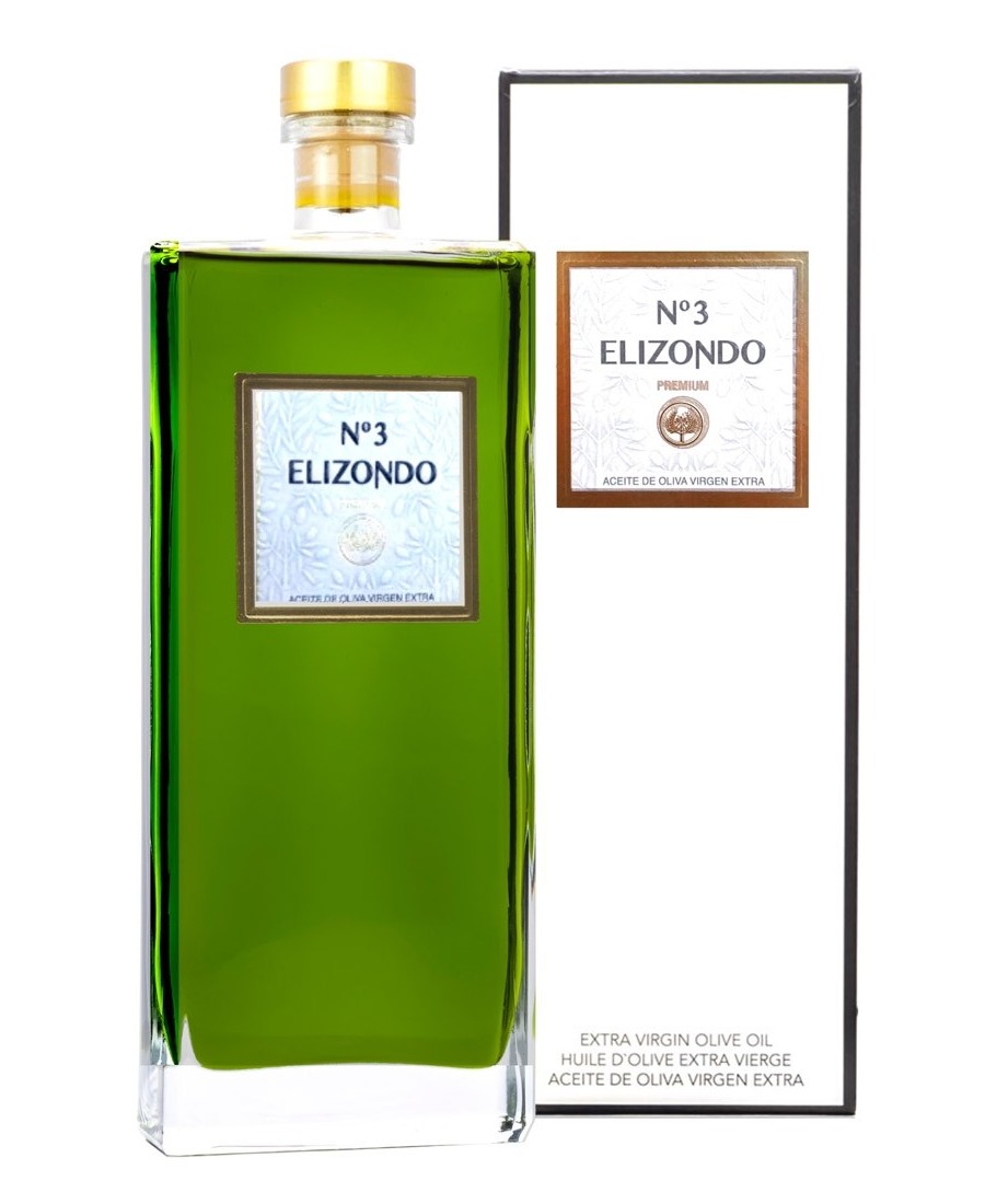 Elizondo Picual Premium Nº3 botella 500 ML con estuche
