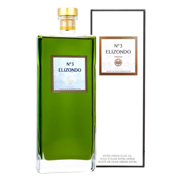 Elizondo Picual Premium Nº3 botella 500 ML con estuche