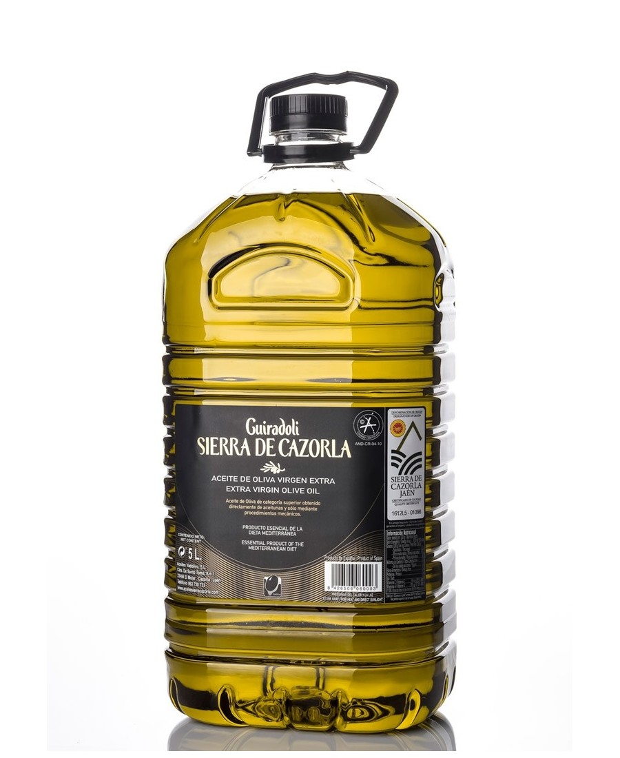 Sierra de Cazorla Picual Garrafa PET 5 l. - Oliva Oliva