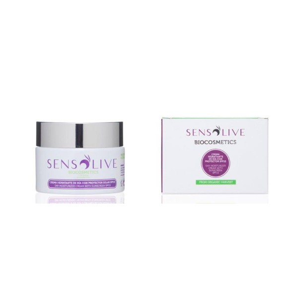 Sensolive Unisex Natural Anti-Aging Day Cream SPF15 - Oliva Oliva