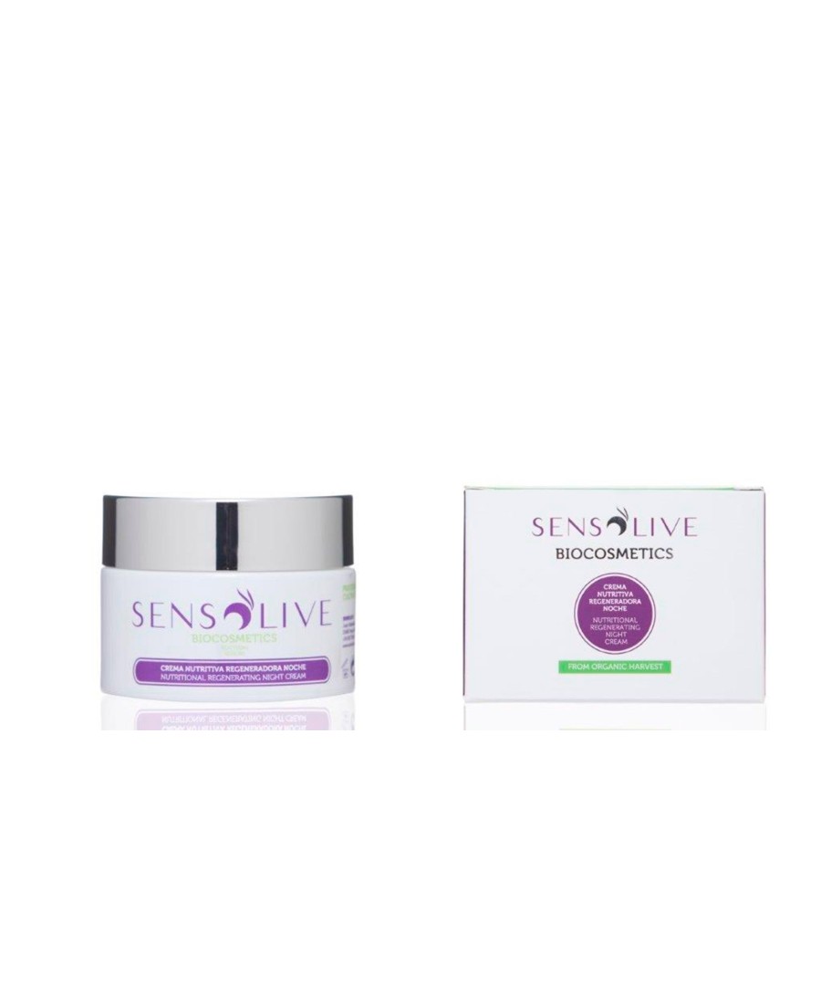 Sensolive Crème de nuit régénérante unisexe BIO 50 ml. - Oliva Oliva