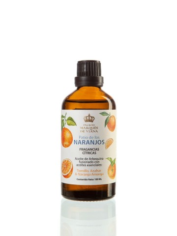 Palacio Marqués de Viana "Patio de los Naranjos" - Aceite de Arbequina fusionado con aceites esenciales 100ml