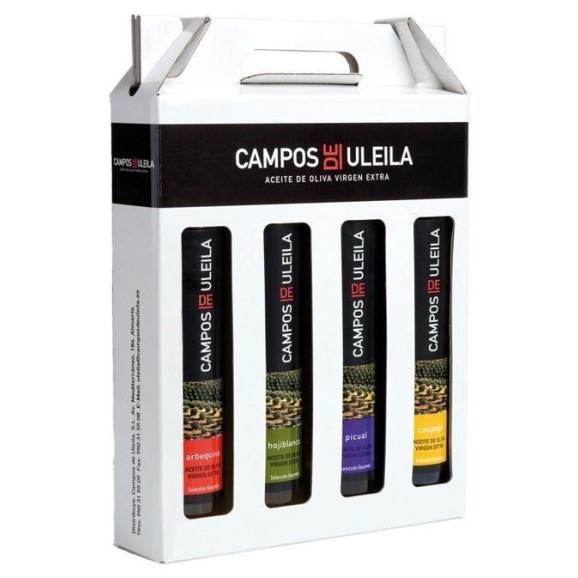 Campos de Uleila 4 Varieties Box 4x250 ml. - Oliva Oliva