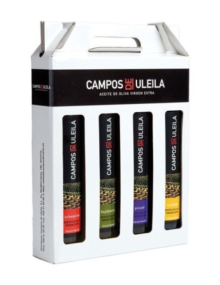 Campos de Uleila 4 Varieties Box 4x250 ml. - Oliva Oliva