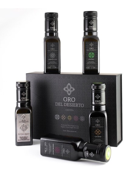 Oro del Desierto Gift Box 5 Glass bottles 100 ml. - Oliva Oliva