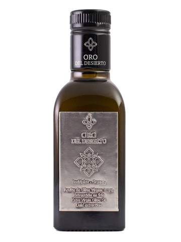 Oro del Desierto Coupage Quadratische Glasflasche 250 ml - Oliva Oliva