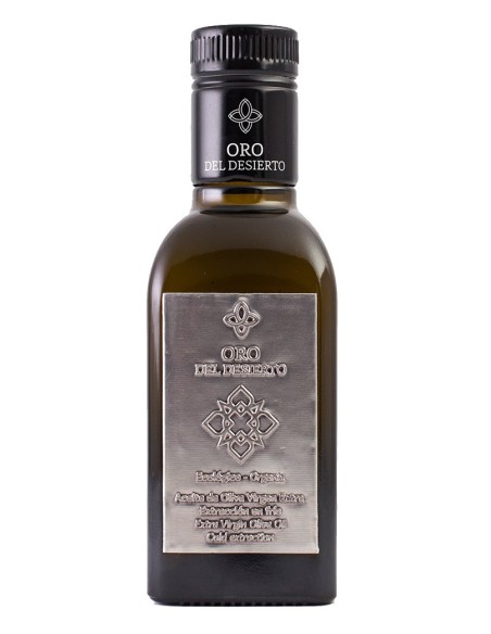 Oro del Desierto Coupage Quadratische Glasflasche 250 ml - Oliva Oliva