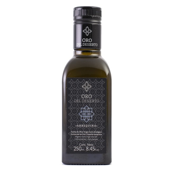 Oro del Desierto Arbequina Glasflaschen 250 ml - Oliva Oliva