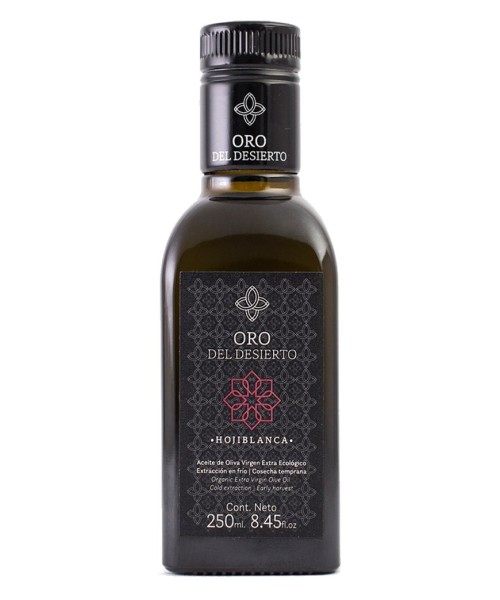 Oro del Desierto Hojiblanca Squared glass bottle 250 ml. - Oliva Oliva