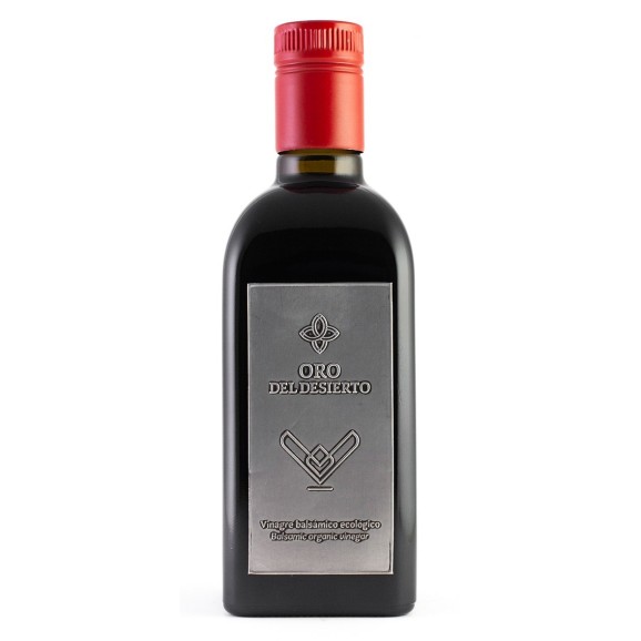 Oro del Desierto Vinagre Balsámico Ecológico - Botella de vidrio 500 ml.