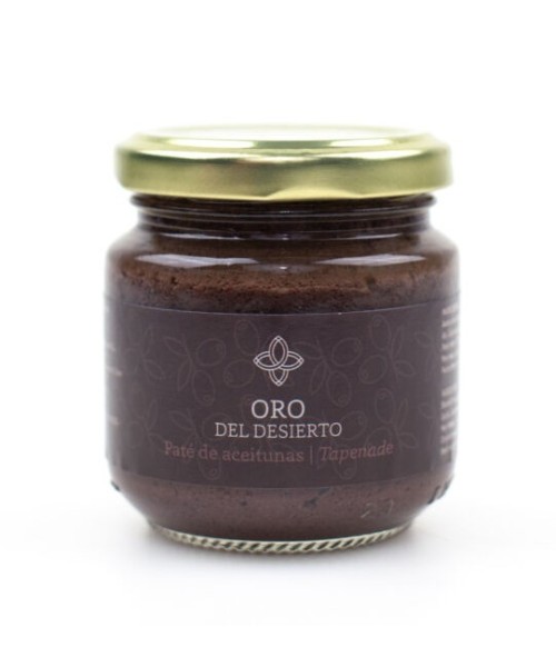 Oro del Desierto Paté de aceitunas - Tarro de vidrio 250 gr.