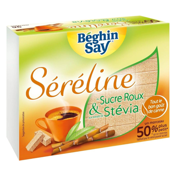 Béghin Say Séréline Brown Sugar with Stevia 250 gr. - Oliva Oliva