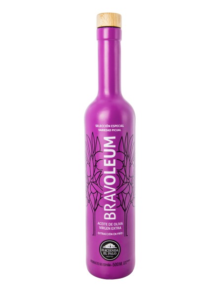 Bravoleum Picual - Botella de vidrio 500 ml.