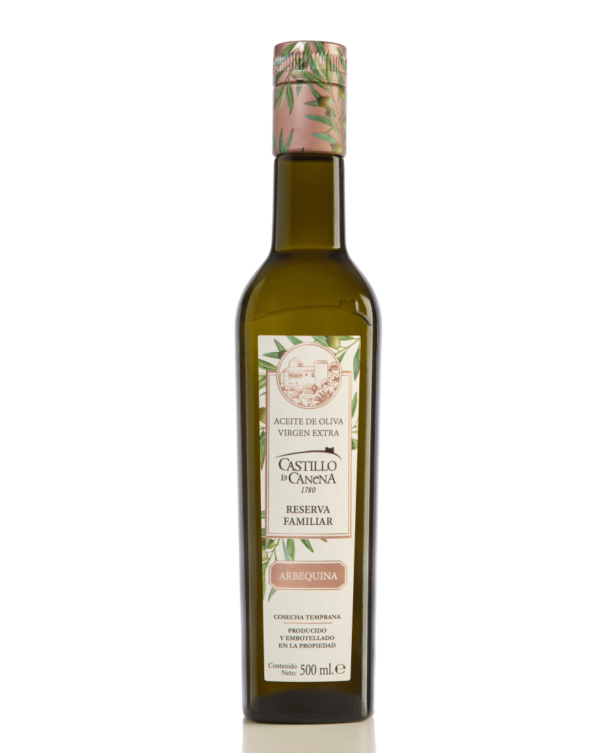 Castillo de Canena Reserva Familiar Arbequina - Botella de vidrio 500 ml.