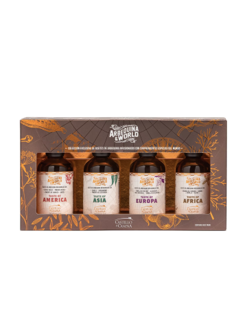 Castillo de Canena Arbequino & World Coffret 4x100 ml. - Oliva Oliva