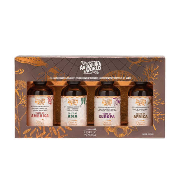 Castillo de Canena Arbequino & World Estuche 4x100 ml. - Oliva Oliva