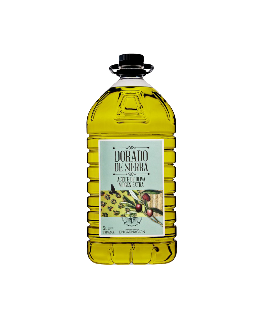 Dorado de Sierra Picual PET bottle 5 l. - Oliva Oliva
