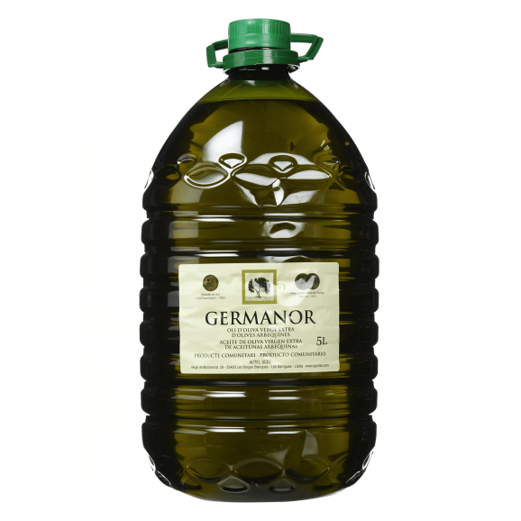 Germanor Arbequina PET bottle 5 l. - Oliva Oliva