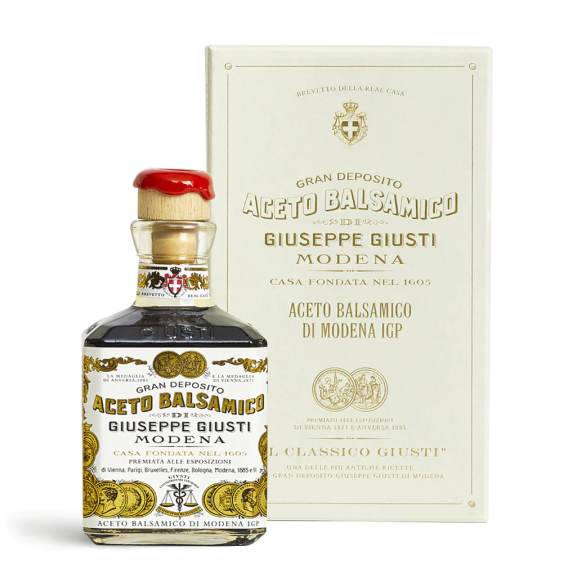 Giuseppe Giusti Balsamico-Essig aus Modena 2 Goldmedaillen Kubische