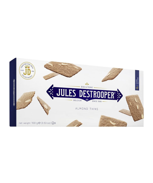 Jules Destrooper Almond Thins Pack 100 gr. - Oliva Oliva