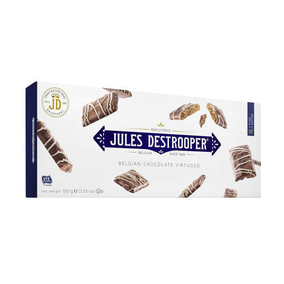 Jules Destrooper Biscuits Chocolat Virtuoso 100 gr. - Oliva Oliva