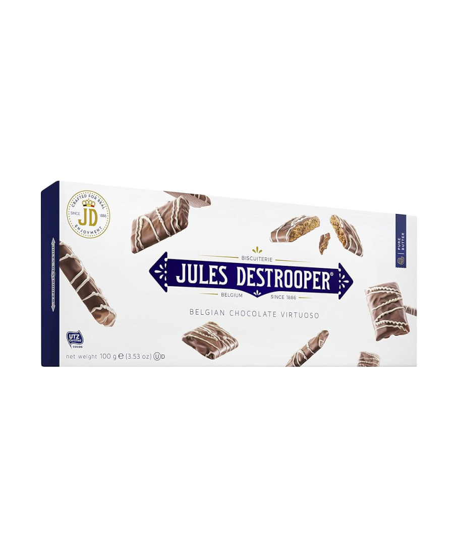 Jules Destrooper Galletas Chocolate Virtuoso - Caja 100 gr.