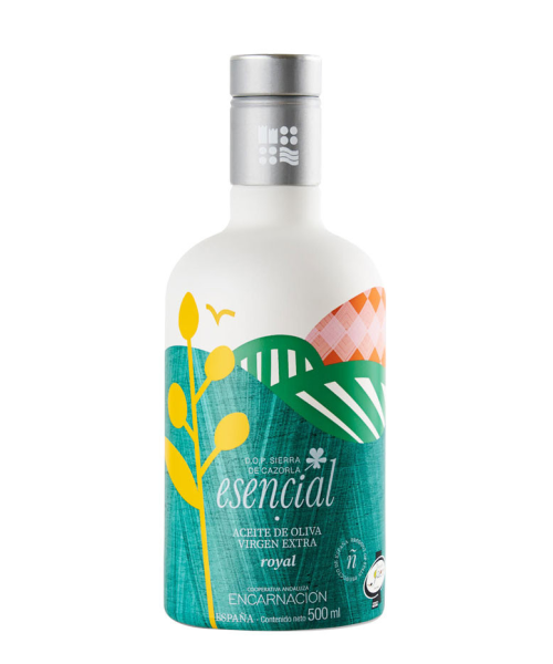 Esencial Verde Temprano Royal - Botella de vidrio 500 ml.