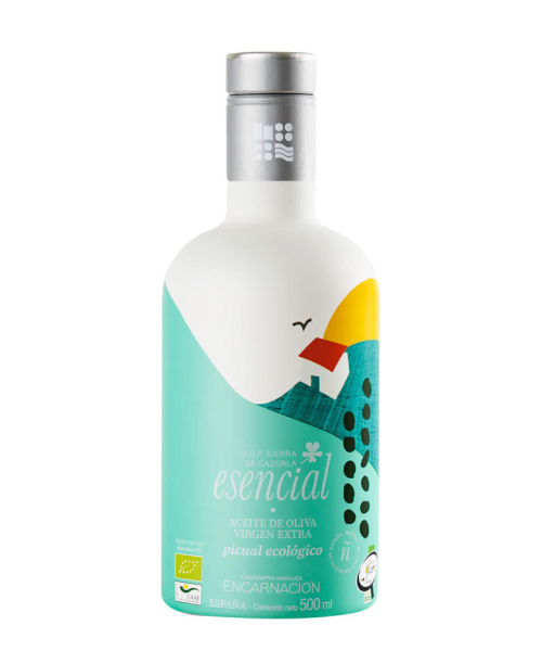 Esencial Verde Temprano BIO Bouteille en verre 500 ml. - Oliva Oliva