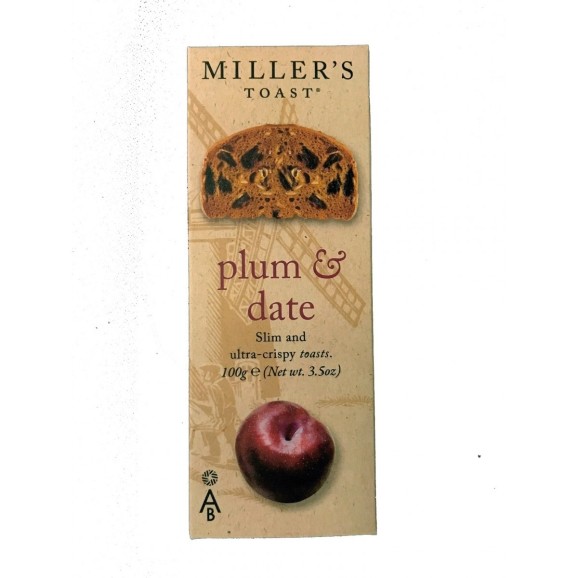 Miller's Toast Toast mit Pflaumen und Datteln 100 gr. - Oliva Oliva