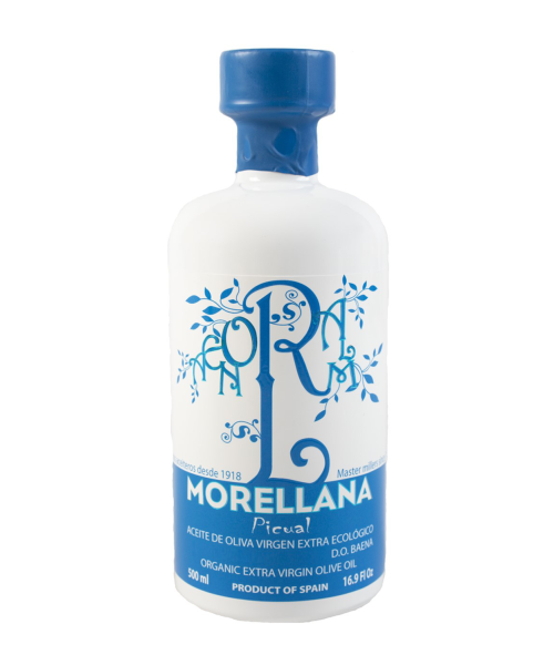 Morellana Picual - Botella de vidrio 500 ml.