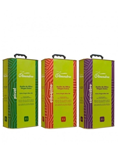 Olimendros Set Picual, Arbequina und Cornicabra - Oliva Oliva