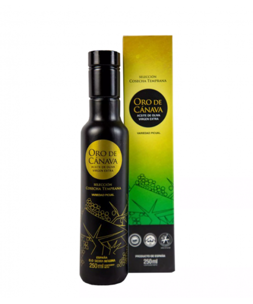 Oro de Cánava Selección Cosecha Temprana - Botella de vidrio 250 ml.