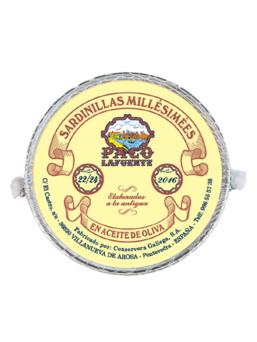Paco Lafuente Sardinelles Millésimées à l'huile d'olive - Oliva Oliva