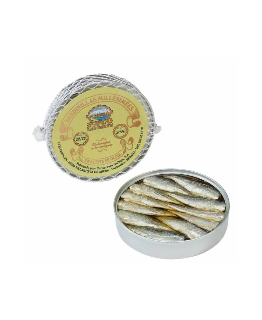 Paco Lafuente Sardines Millésimées in Olive Oil 120 gr. - Oliva Oliva