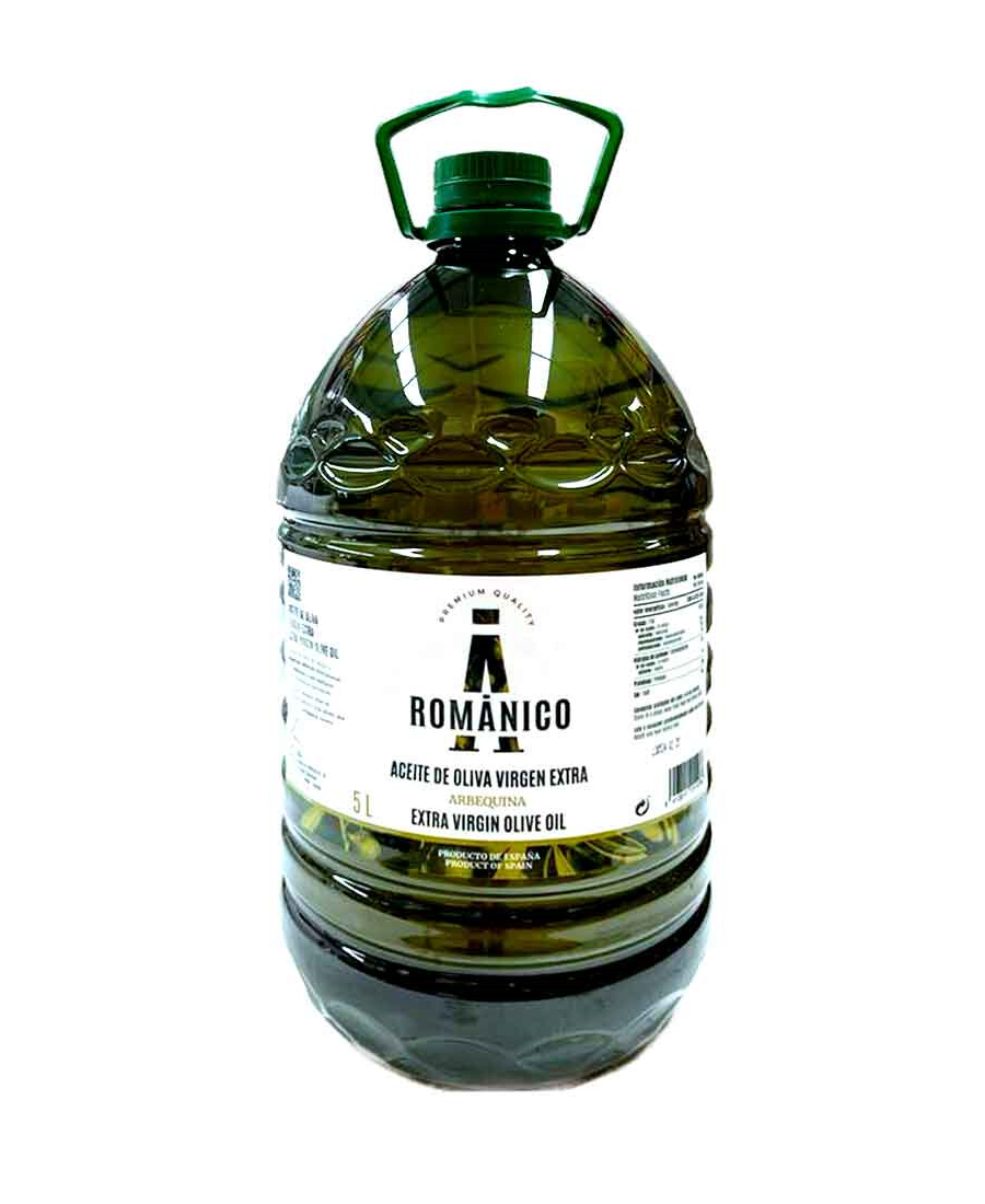 Románico Arbequina Garrafa PET 5 l. - Oliva Oliva