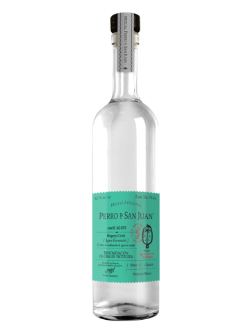 Perro de San Juan Mezcal Cirial Jade Glass bottle 700 ml - Oliva Oliva