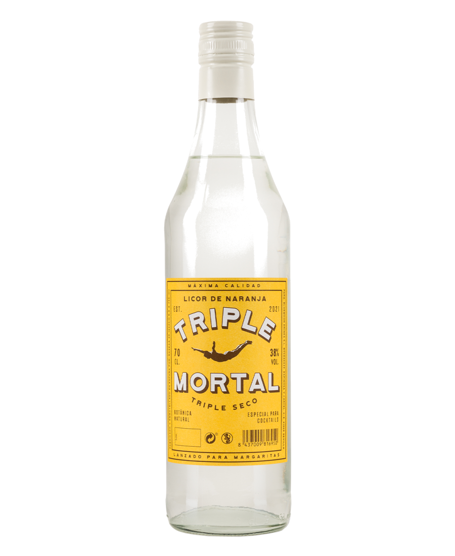 Triple Mortal Liqueur d'orange Bouteille verre 700 ml. - Oliva Oliva