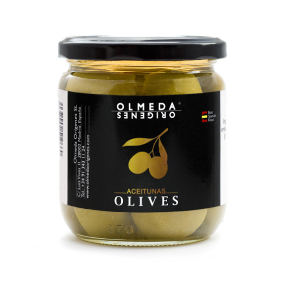 Olmeda Orígenes Unpitted Gordal Olives Jar 370 gr. - Oliva Oliva