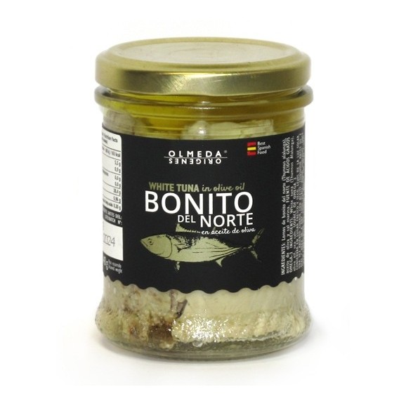 Olmeda Orígenes Bonito del Norte en Aceite de Oliva - Tarro 210 gr.