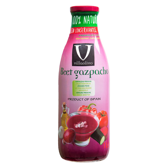 Villaolivo Gazpacho de betteraves Bouteille en verre 1 l. - Oliva Oliva