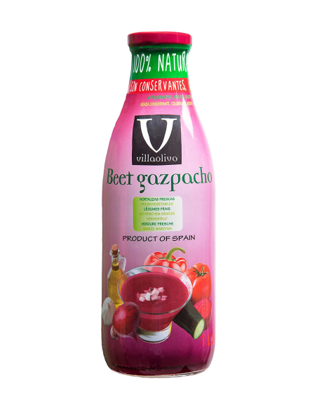 Villaolivo Gazpacho de betteraves Bouteille en verre 1 l. - Oliva Oliva