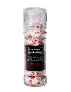 Sal de Añana Mineral Spring Salz mit Cayennepfeffer - Oliva Oliva